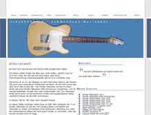 Tablet Screenshot of gitarren-sammler.de